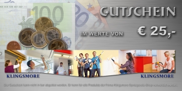 Gutschein 25 EURO